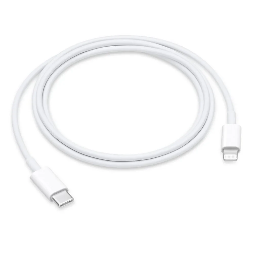 White USB C to Lightning Cable Cord